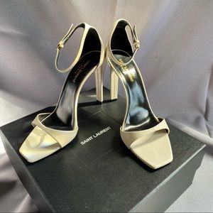 Saint Laurent Bea ankle strap sandals, 39.5